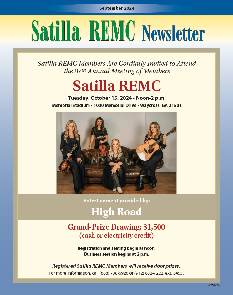 Photo for Satilla Newsletter September 2024